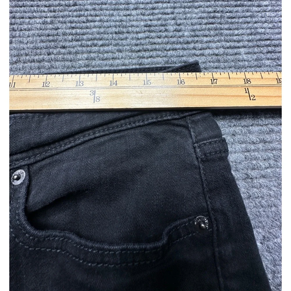 William Rast Jeans Men 34x30 Black Dean Slim Straight